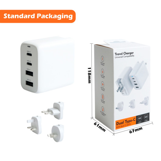4 Port Universal Travel Adapters Box